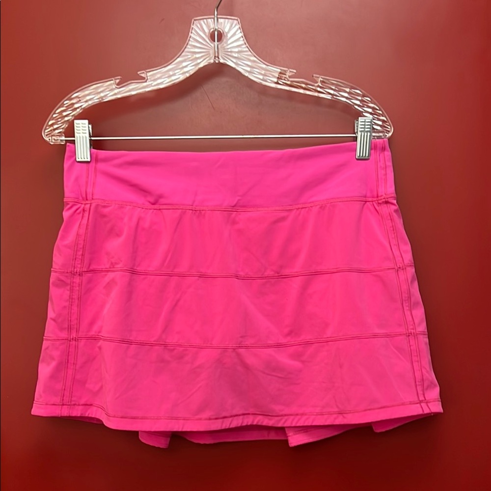 Lululemon pink Pacemaker Tennis skort size 8 regular